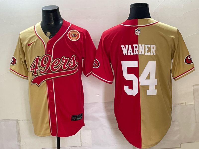 Men 2026 San Francisco 49ers #54 Warner red Nike Limited NFL Jersey 0811001